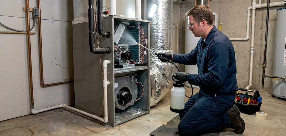 Air Handler Antimicrobial Treatment in San Antonio