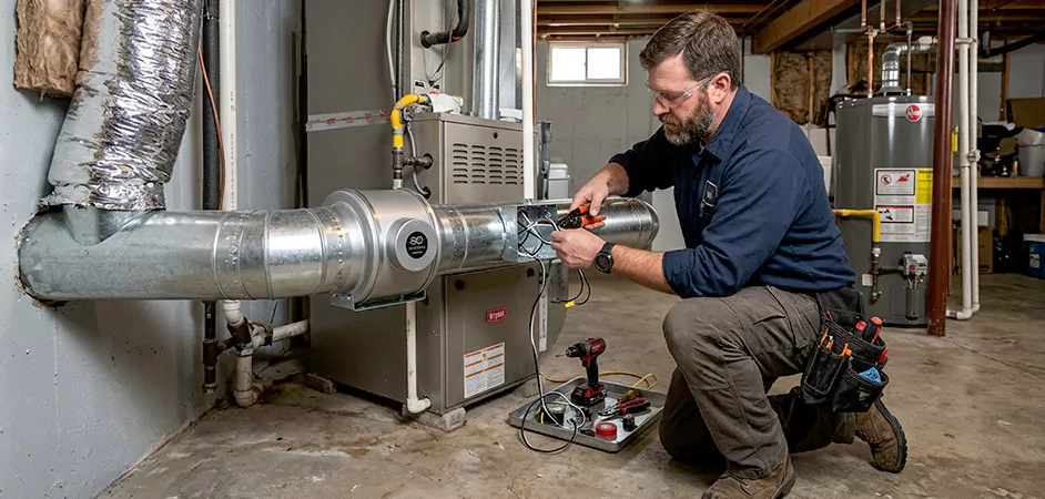 Booster Fan Installation in San Antonio